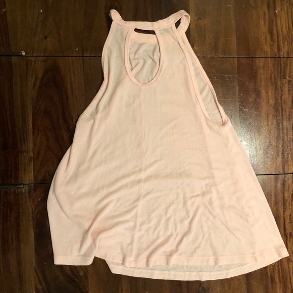 Macy’s pink halter tank top - Picture 2 of 3